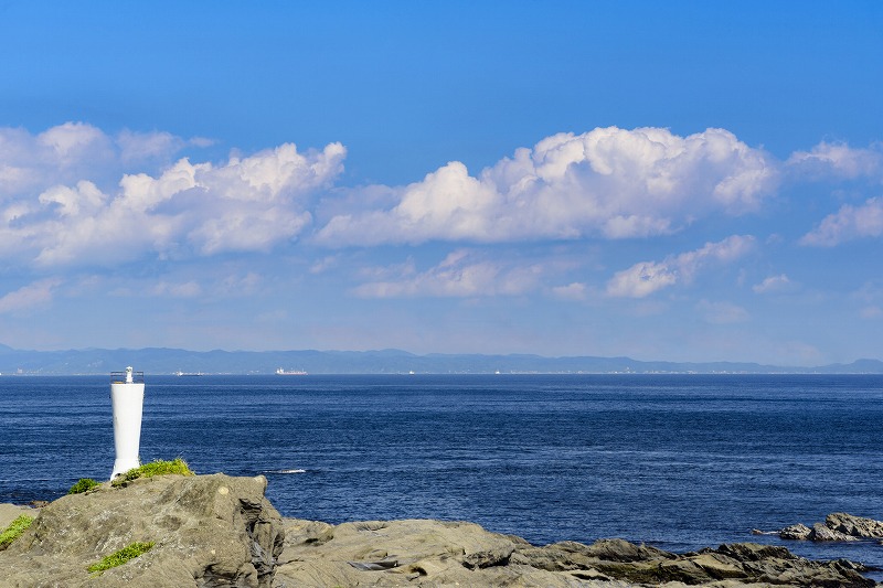 三浦海岸の景色　灯台